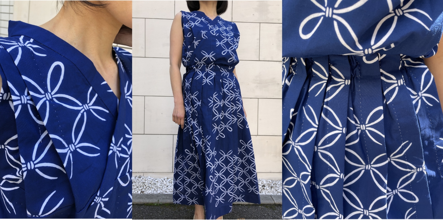 [Chikusen] Unveiling innovative yukata styles: The “yukata blouse” and “running-stitch pleated skirt”