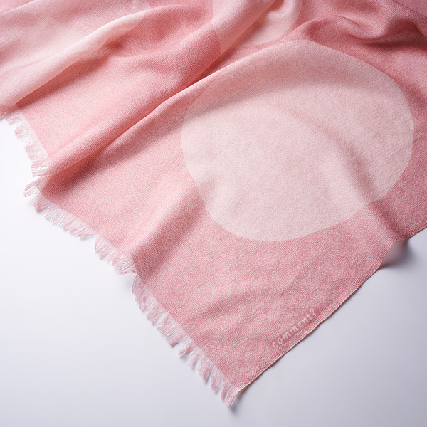Recommended Product on the Edo-Tokyo Kirari Online Shop “‘MIZUTAMA’ Silk Cashmere Stole” by Hirose Dyeworks