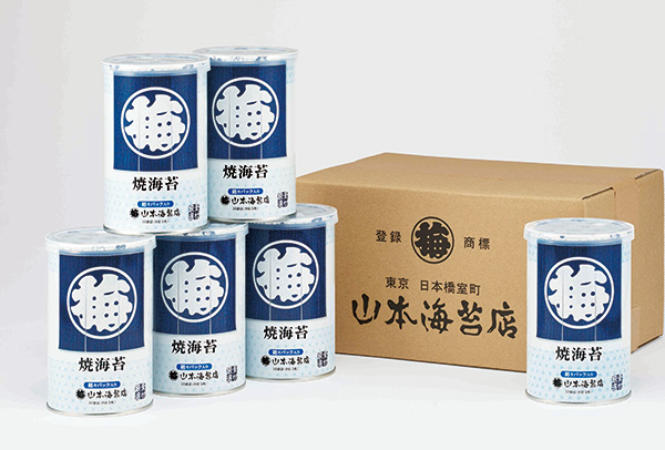 Recommended Product on the Edo-Tokyo Kirari Online Shop by　YAMAMOTO NORI “Yaki Nori (Toasted Nori) set of 6 canisters”