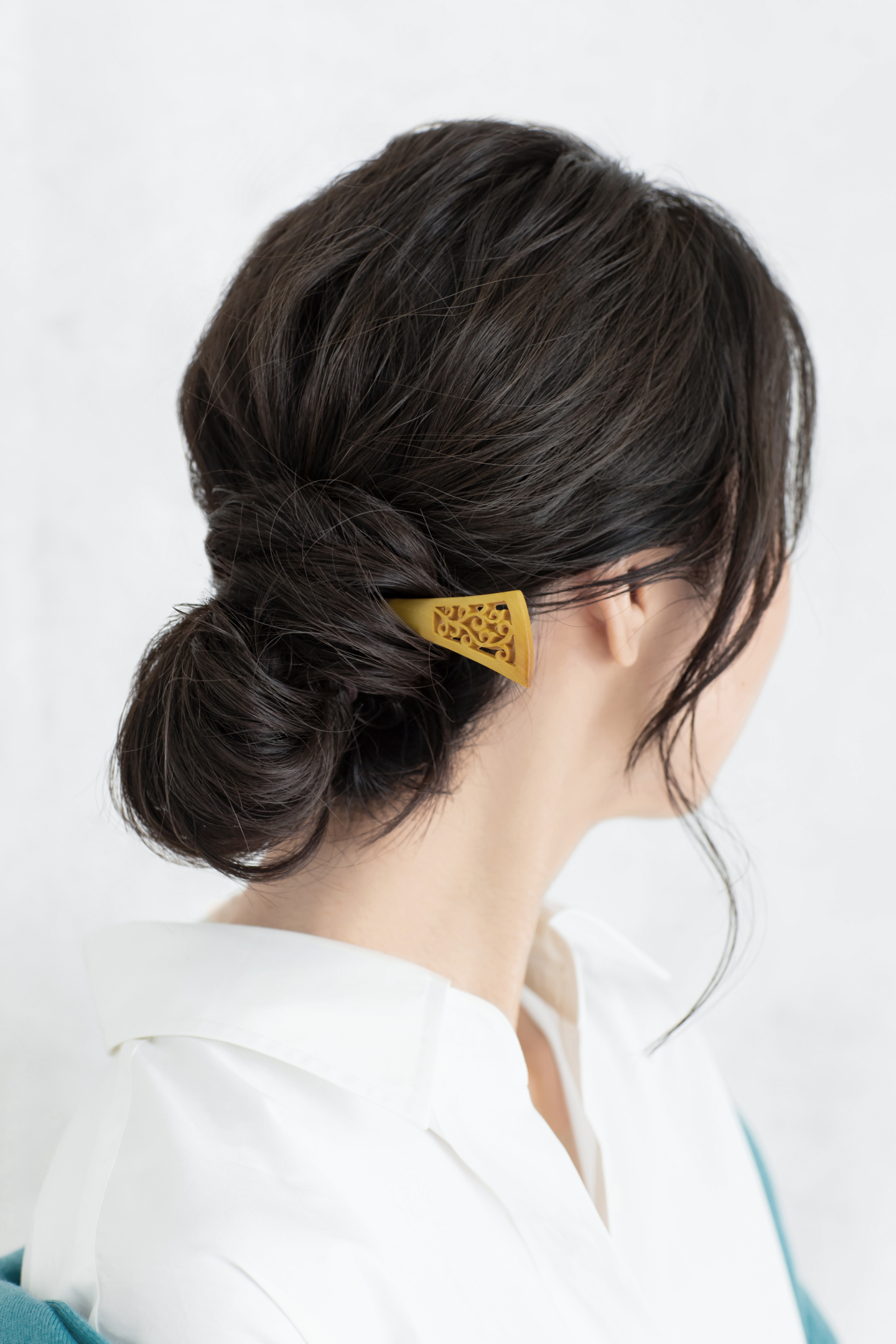 Hair accessories made with hontsuge (Japanese boxwood), for some everyday flair