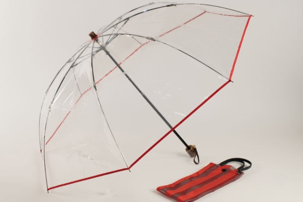 Looking Forward to Rainy Days: The Transparent Foldable Umbrella