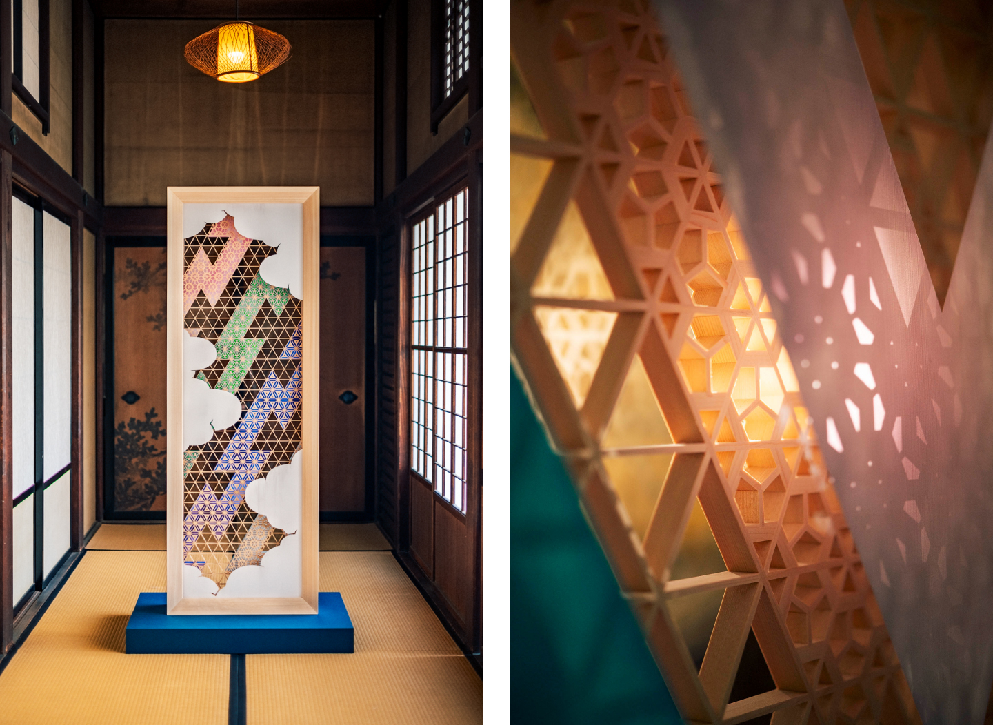 [Edo Tokyo Rethink Exhibition]Collaboration works by contemporary artist Noritaka Tatehana, utilizing the skills of a master craftsman.