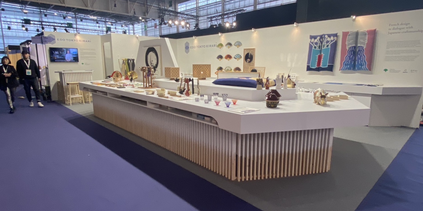 Edo chic, Tokyo’s pride, was presented at an international trade fair in France!