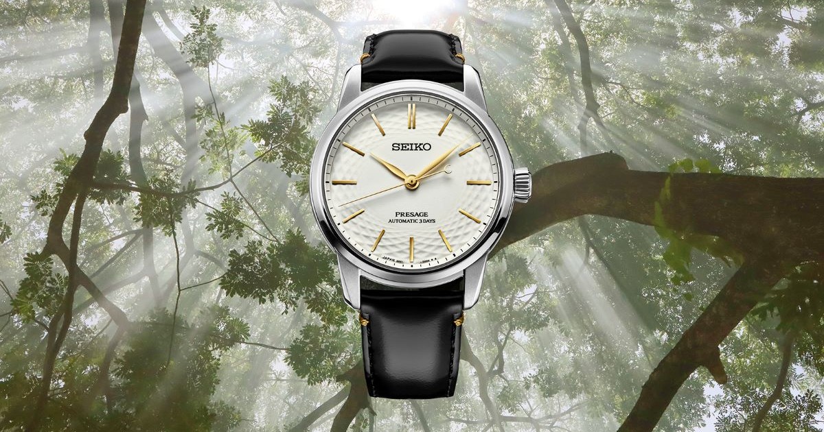 [Seiko] Seiko Presage Releases Limited-Edition Model Featuring Unglazed Arita Porcelain with Elegant Matte Finish